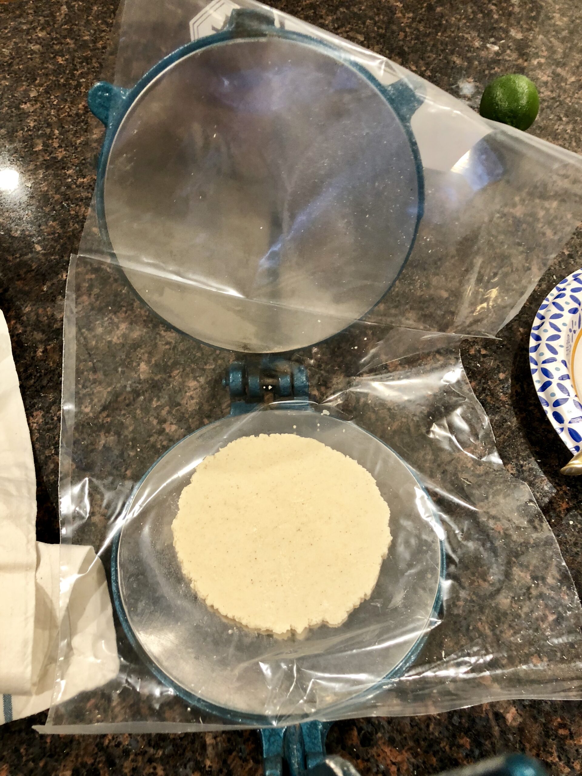 Homemade Corn Tortillas a naturally low FODMAP food.