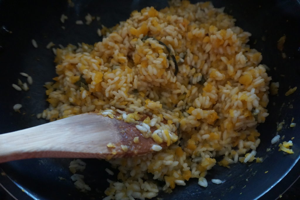 low FODMAP foods Butternut Squash Risotto dish FitFabFODMAP