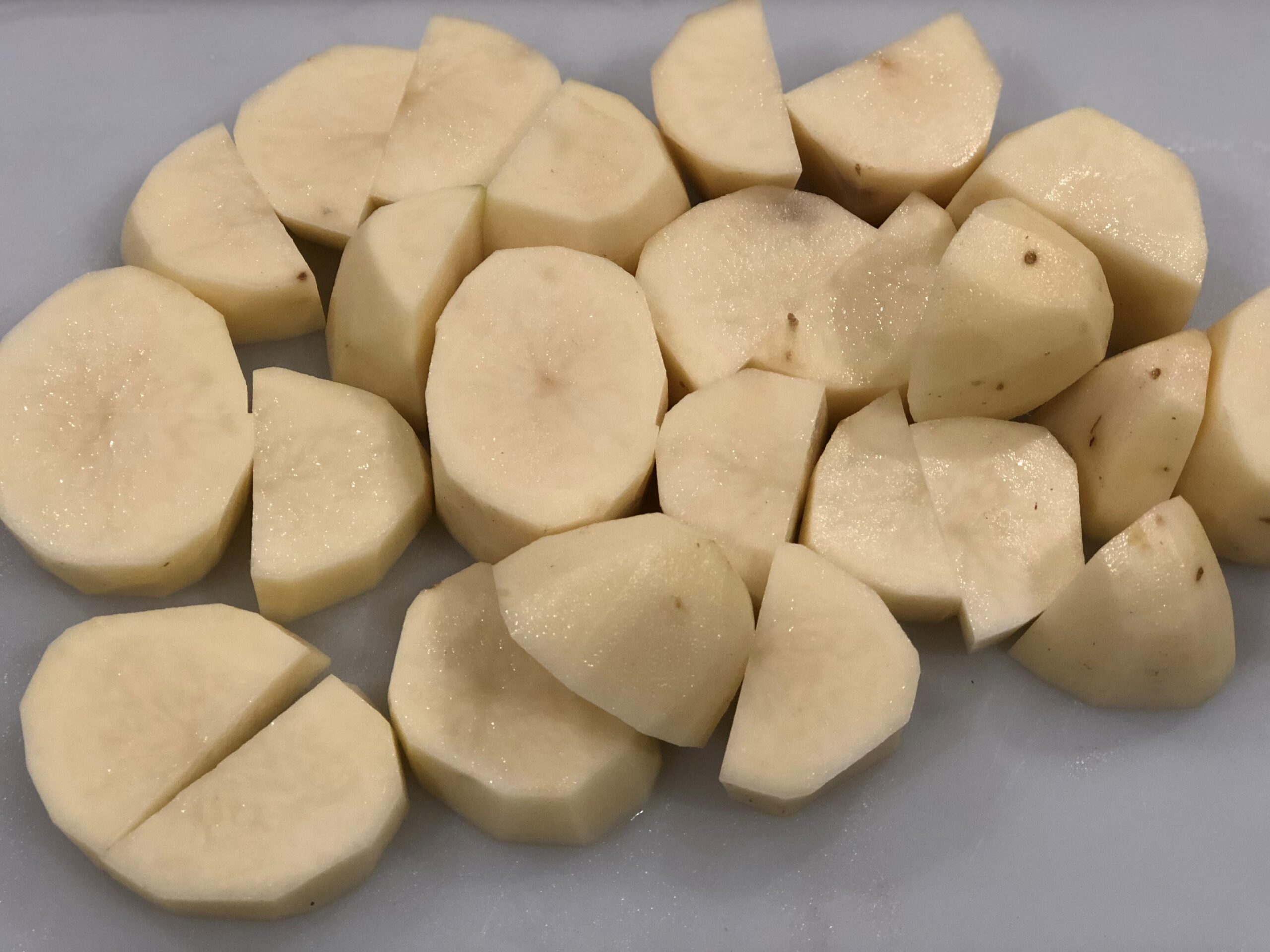 Potatoes ready to be boiled Fit Fab Fodmap