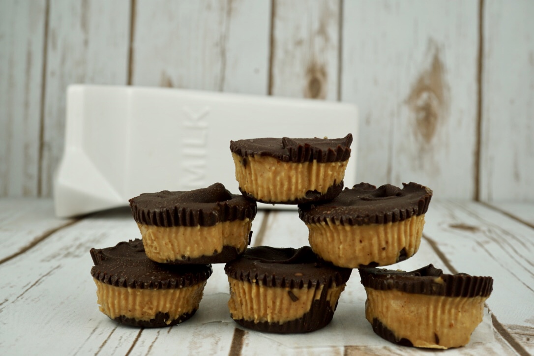 Dark Chocolate Peanut Butter Cups FODMAP desserts Fit Fab FODMAP