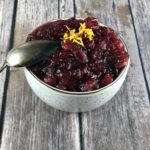 low FODMAP side dish - Cranberry Sauce Infused with Orange