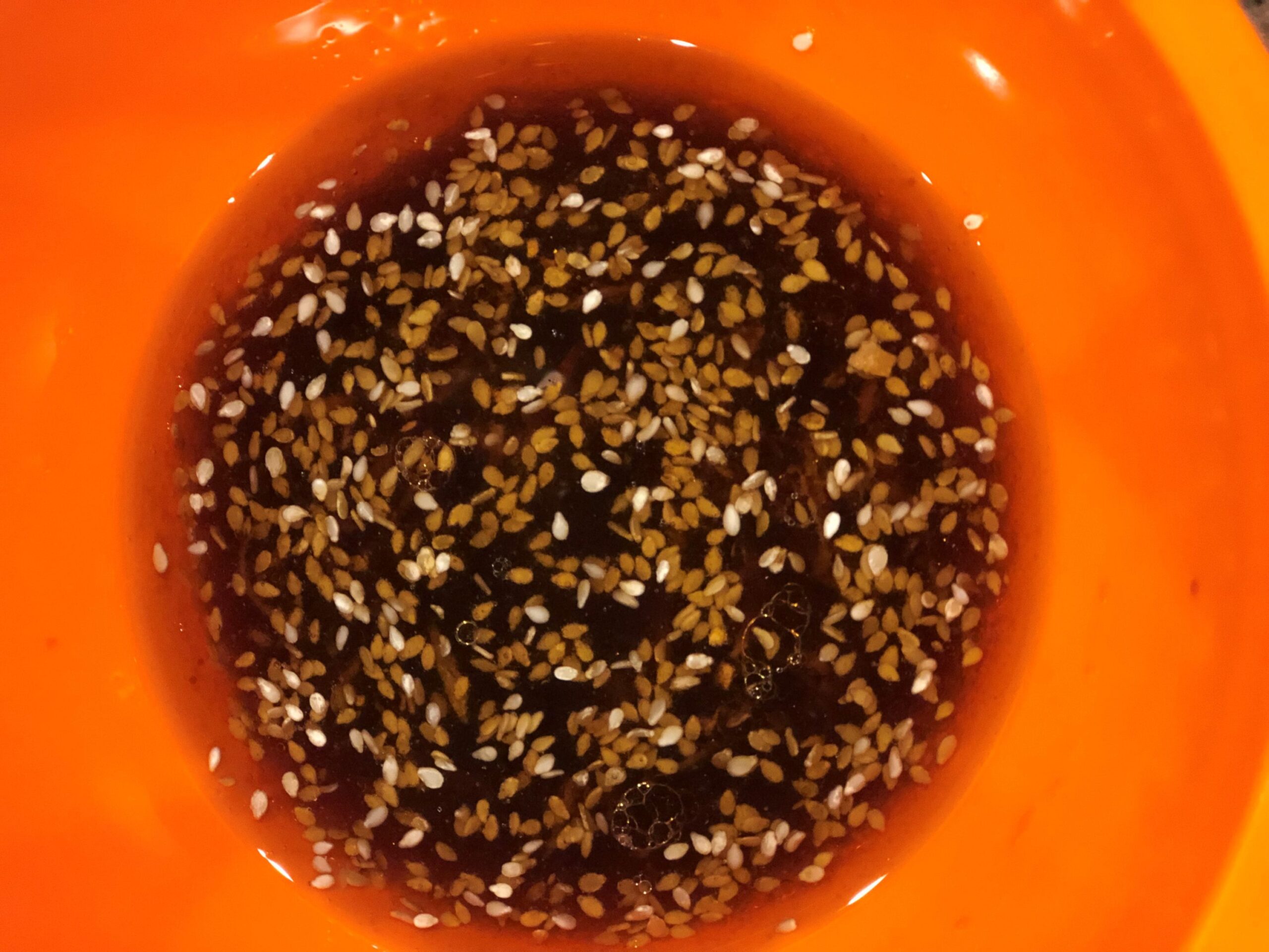 Dressing for soba noodle salad. Fit Fab Fodmap