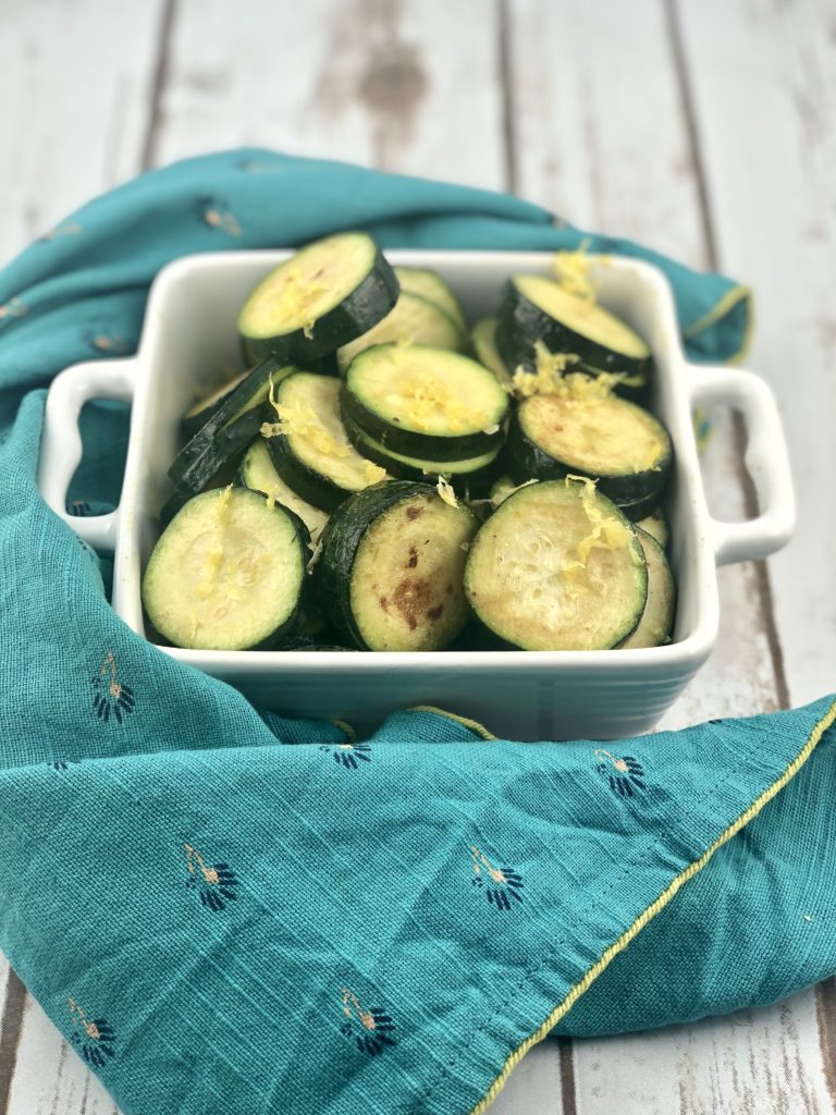 Sauteed Zucchini FODMAP side dish Fit Fab FODMAP